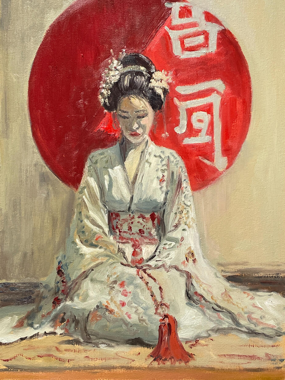 Japanese piety, 35x50