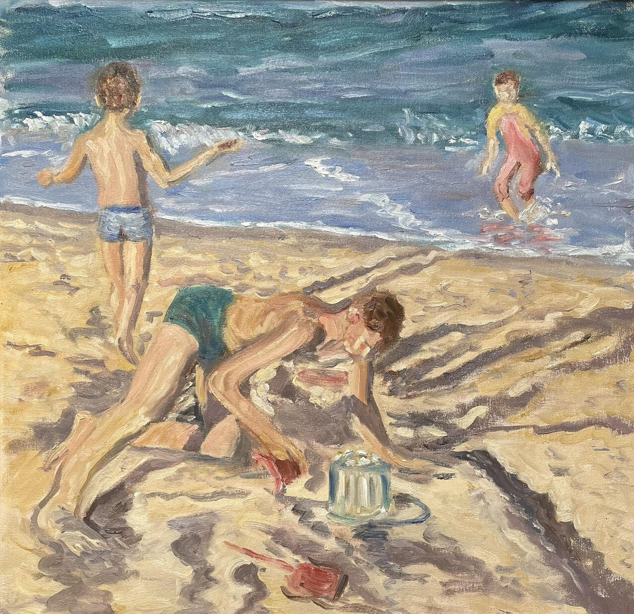 Sacred play of chilhood, 65x75
